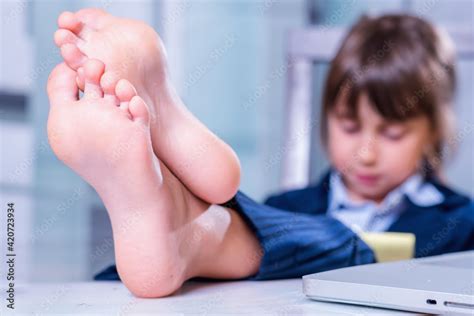 kids licking feet|Professional Little Girl Feet Stock Photos